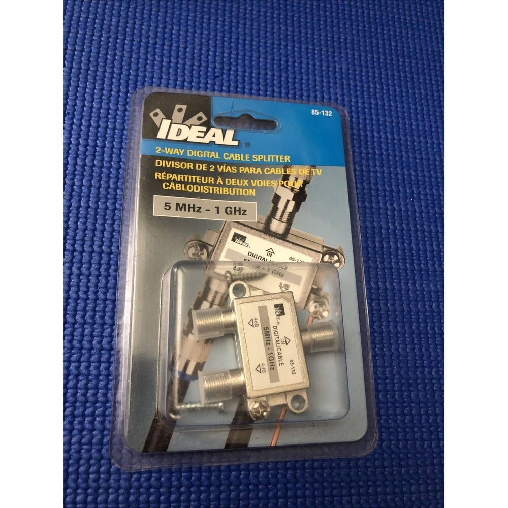 Ideal 85-132 2-Way Digital Cable Splitter New In Package